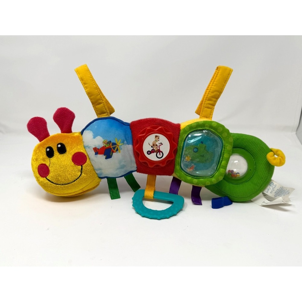 Baby Einstein Caterpillar Sensory Plus Toy Can Connect To Crib Stroller Hang